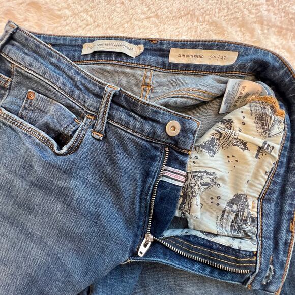 Anthropologie Pilcro & the Letter Press Women’s Slim Boyfriend Denim Jeans Sz 27 - Picture 3 of 9